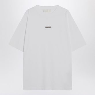 Fear of God Angst vor Gott Essentials weißes Baumwoll -T -Shirt
