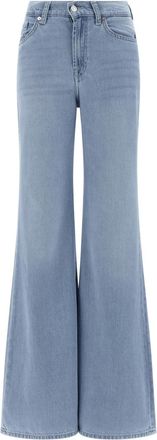 7 For All Mankind Light Blue Retro Flare Hana jeans