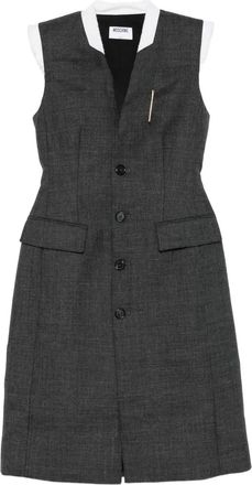 Moschino Mouwloze jurk - Grijs