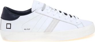 D.A.T.E. Hill Low Calf - Heren - Sneakers - Wit - 40 EU - Katoen - Schoenen