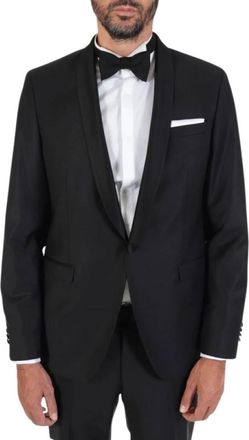 Karl Lagerfeld Smokingjas - Heren - Blazers - Zwart - L - Wol - Jassen