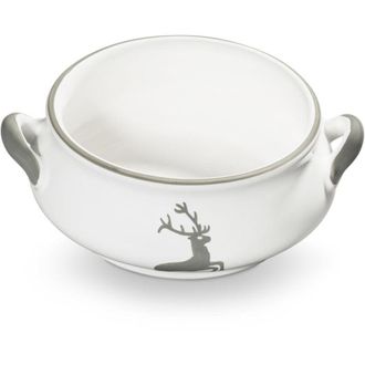 Gmundner Keramik Gmundner Keramik - Ceramica Gmundner Cervo grigio, ciotola per zuppa da 0,37 litri