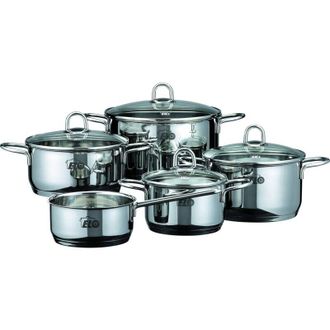 ELO Set pentole Rubin 5 Pezzi Acciaio Inox 18/10