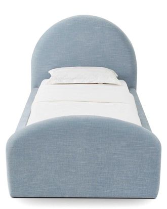 TOV Furniture Tov Furniture Moon Chenille Twin Trundle Bed
