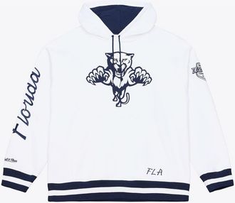 Mitchell & Ness Mens Mitchell & Ness White Florida Panthers Arctic Fleece Hoodie at Nordstrom, Size Xx-Large