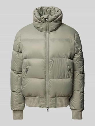 IQ Studio Steppjacke mit Rei&szlig;verschlusstaschen Modell ELA in Khaki, Gr&ouml;&szlig;e 38