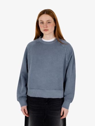 Carhartt Work in Progress W Torion Sweat office blue grind wash