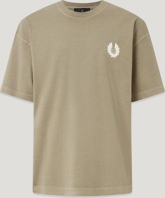Belstaff Camiseta Competition Para Hombre Punto De Algod&oacute;n Pardo 2xl