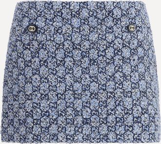 Gucci GG Tweed Skirt Female 42