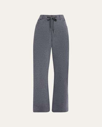 Brunello Cucinelli Wide-Leg Knit Trousers