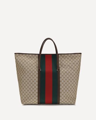 Gucci Borsa da Viaggio GG con nastro Web Woman UNI