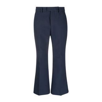 Closed Dames, Broeken, Blauw, Maat: W28 Leer