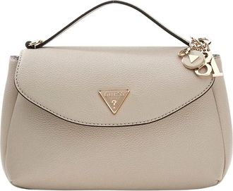 Guess Evie Top Handle Flap - Dames - Handtassen - Beige - ONE Size - Tassen