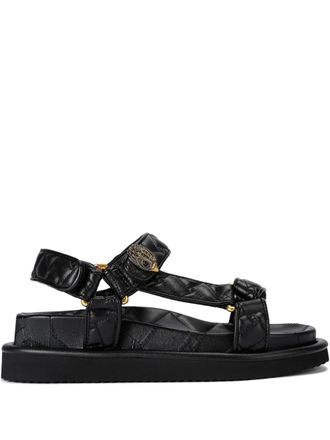 Kurt Geiger Orson sandals - women - Polyurethane/Polyurethane/Rubber - 40 - Black