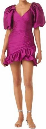 Misa Sybil Dress In Magenta