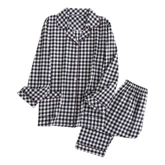 Generic Womens Pyjamas Set 2 Pack Cotton Pyjamas For Women Nightwear Womens Pjs Sets Nightwear Cotton Sexy For Women Loungewear Sets Uk Long Sleeve Loungewear