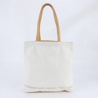 Louis Vuitton Ivory Handbag Tote Bag (Pre-Owned)