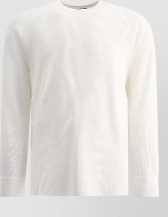 Beams Plus cotton thermal crew-neck jumper