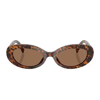 Dolce & Gabbana Sunglasses, unisex, Brown, Size: 53 MM Oval Sunglasses