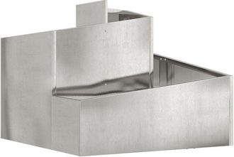 vidaXL Vidaxl - Garden Planter Silver 60 x 60 x 50 cm Galvanised steel
