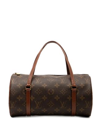 Louis Vuitton Borsa a mano Papillon 26 con monogramma 2002 - Marrone