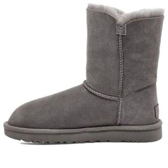 UGG (WMNS) UGG Bailey Button II Boot Fleece Lined Gray 1016226-GREY