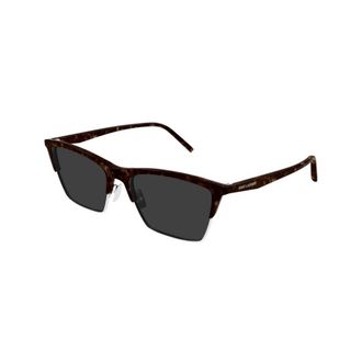 Saint Laurent SL 767 Zonnebril - unisex - Zonnebrillen - Bruin - 55 MM - Nylon - Accessoires
