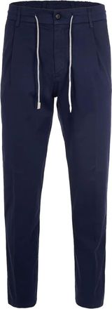 Eleventy Pantaloni con coulisse - Blu