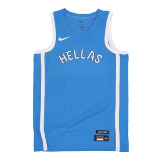 Nike Sportswear, male, Blue, Size: XL Greek Basketball Tank Top Limited Edition