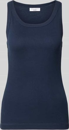 Marc O'Polo Denim Slim Fit Tank Top aus Baumwoll-Mix in Marine, Gr&ouml;&szlig;e XL