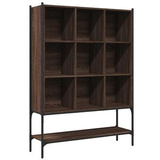 vidaXL Vidaxl - Estanter&iacute;a Madera De Ingenier&iacute;a Marr&oacute;n Roble 102x30x141,5 Cm