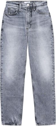 Frame Denim mid-rise straight jeans - women - Cotton - 30 - Grey