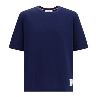 Thom Browne Maglia Jersey Ottoman 4-Bar - - Tops - Uomo - Blu - S