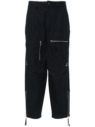 Isabel Marant Kelvin cotton tapered trousers - Black