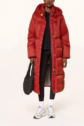 Parajumpers Liu Down Coat In Rio Red