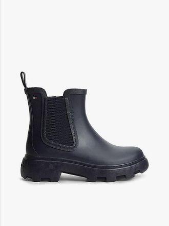 Tommy Hilfiger Rubberised Flag Cleat Rain Boots