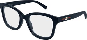 Gucci Vierkante Bril - unisex - Accessoires - Zwart - Maat: 53 MM