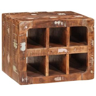 Berkfield Home Wine Rack Wall-mounted with Storage Brown
