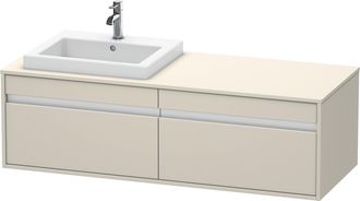 Duravit Mueble Bajo Lavabo Ketho 550x1400x426mm Li Lavabo Taupe