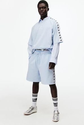 H&M Regular Fit Sweatshorts in Light Blue/lotto at Nordstrom, Size Xx-Large