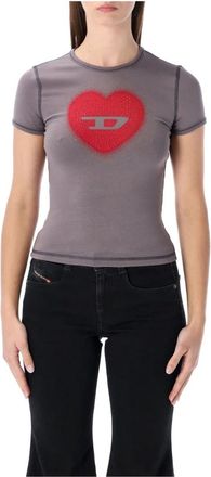 Diesel Mujer, Camisetas, Gris, Talla: M