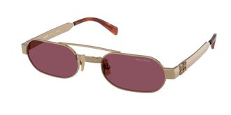 Miu Miu MUB52S 7OE30Y Womens Sunglasses Brown Size 52