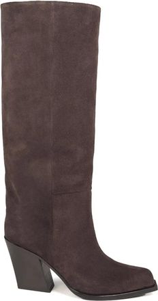 Vic Mati&eacute; H10 Jolene_West Enkellaars - Dames - Cowboylaarzen - Bruin - 36 EU - Leer - Schoenen