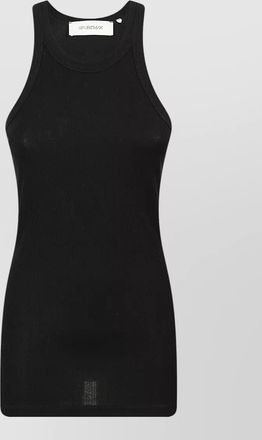 Max Mara ribbed racerback sleeveless body top