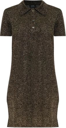 A.P.C. Abito corto con bottoni - Nero