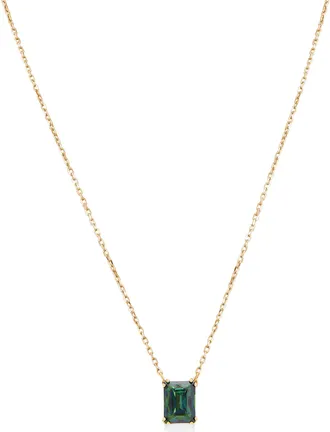 Swarovski Matrix Gold-Tone Green Crystal Necklace