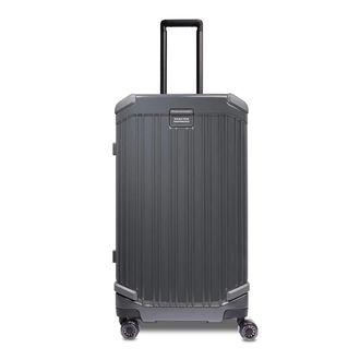 Piquadro Hardside 4 wheel suitcase in trunk shape- small - unisex - Piquadro - Cabin Bags - Gray - ONE SIZE - Suitcases