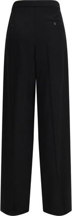 Balenciaga Tailored Cotton Trousers - Black