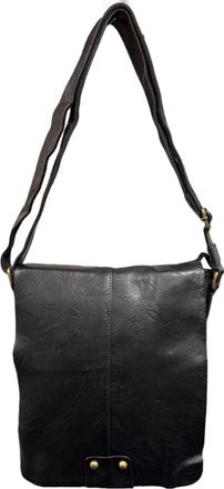 Generic Vintage Textured Womens Crossbody Bag Spacious Compartment Shoulder Handbag ZL-1694-3 (Black)