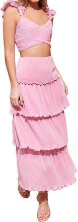 Saylor Lotte Ruffle Set In Pink